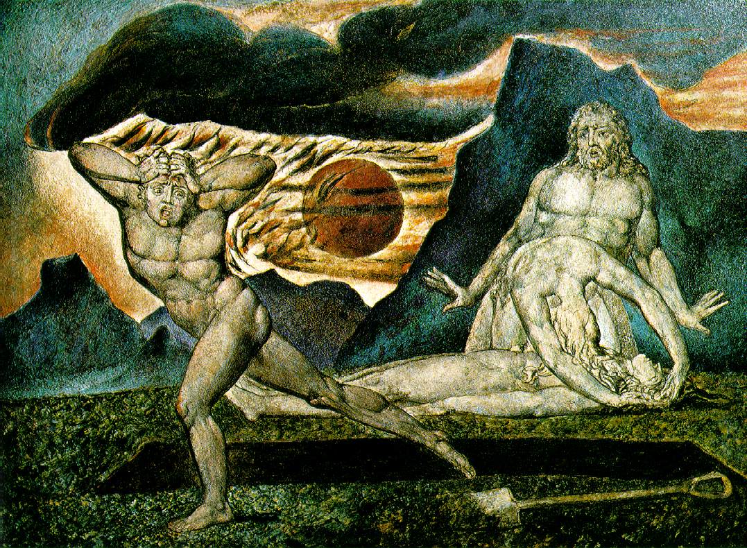 The Body of Abel Found by Adam and Eve, William Blake, 1825