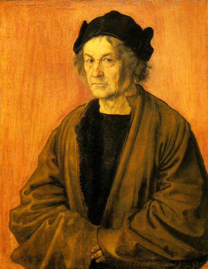 Portrait of His Father at 70, Albrecht Dürer, 1497