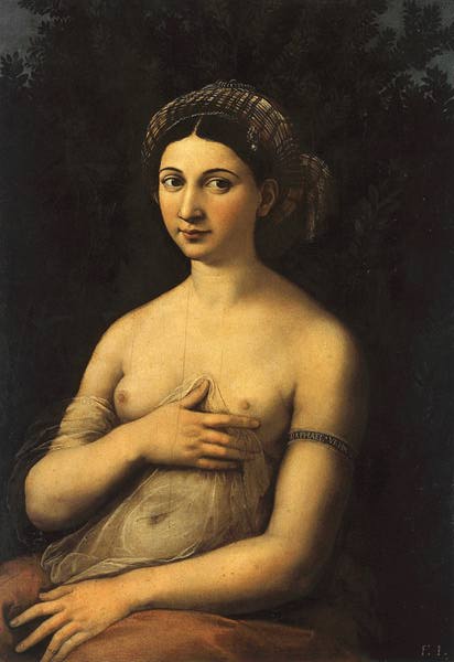 La fornarina, Raphael, 1518-1519