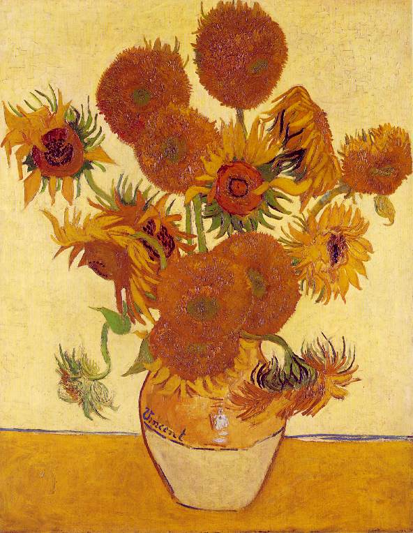 Sunflowers, Vincent van Gogh, 1888