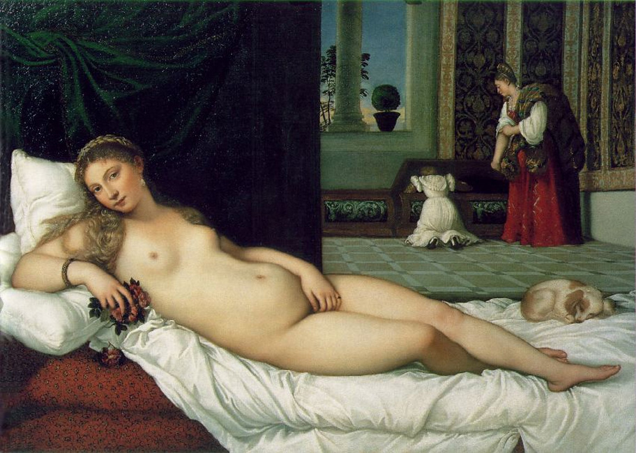 Venus of Urbino,  Tiziano, 1538