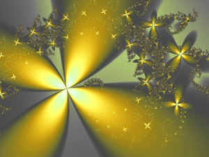 Fractal Yellow mp4 video for iPod